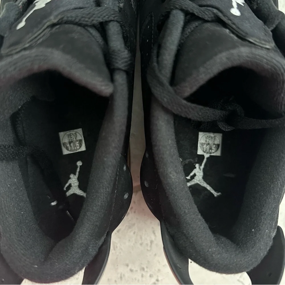 Jordan 6 Retro Low Chrome Sneaker Size 11.5 Men